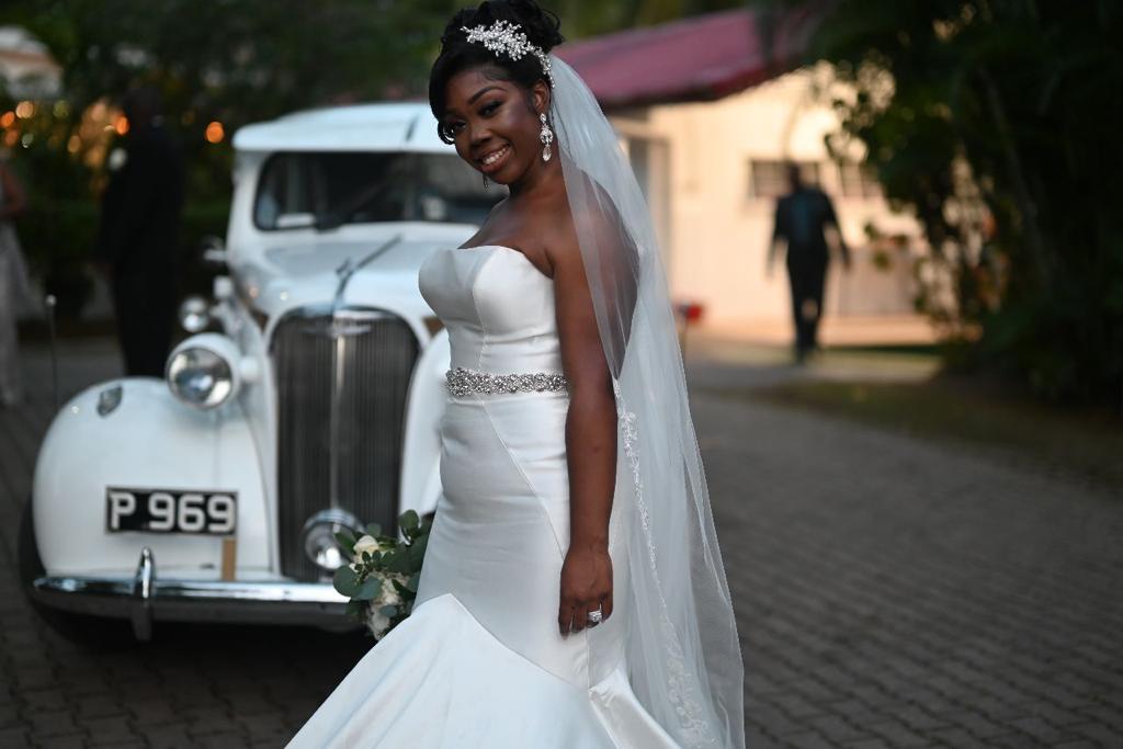 Bridal makeup updo