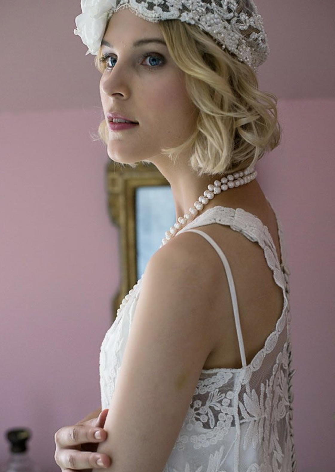 Elegant bridal updo